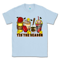 Dusty Blue tis' the season softball coffee cups Classic Tee - Zillion Design Studio