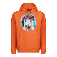 Carrot Sunflower Sheep With Background Premium Hoodie - RanaPortraitStore