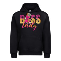 Black boss lady afro woman Urban Hoodie - NancyCooperArtShop