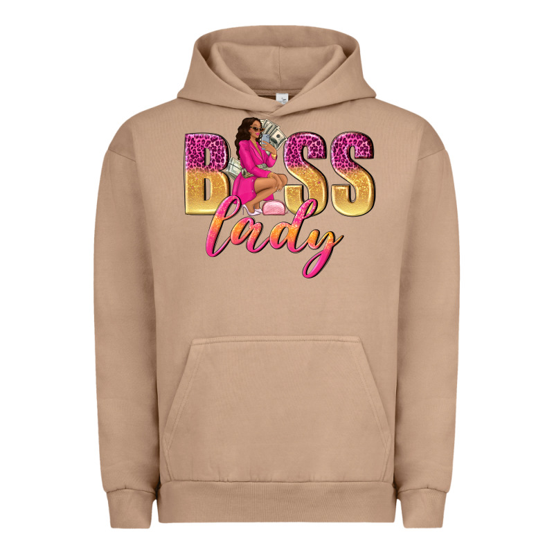 Boss Lady Afro Woman Urban Hoodie by NancyCooperArtShop | Teevron