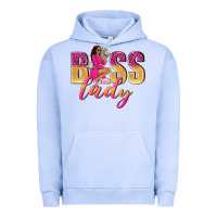Pigment Grape Ice boss lady afro woman Urban Hoodie - NancyCooperArtShop