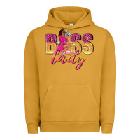 Pigment Peanut Butter boss lady afro woman Urban Hoodie - NancyCooperArtShop
