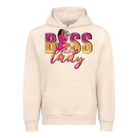 Sandshell boss lady afro woman Urban Hoodie - NancyCooperArtShop