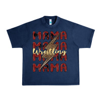 Navy wrestling mama Urban Heavy Tee - MaliasSmallBusiness