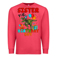 Cardinal sister of the birthday boy t rex Premium Sweatshirt - Artiststas