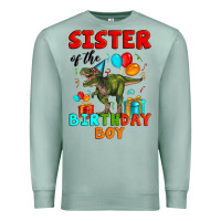 Seafoam sister of the birthday boy t rex Premium Sweatshirt - Artiststas