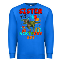 True Royal sister of the birthday boy t rex Premium Sweatshirt - Artiststas