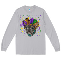 Moon Dust mardi gras french bulldog Long Sleeve Tee - RanaPortraitStore
