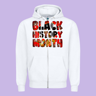 Black History Month Juneteenth Zipper Hoodie Designed By Zillion Design Studio