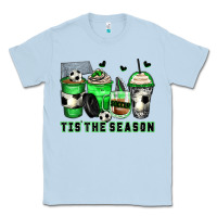 Dusty Blue tis' the season soccer coffee cups Classic Tee - Zillion Design Studio