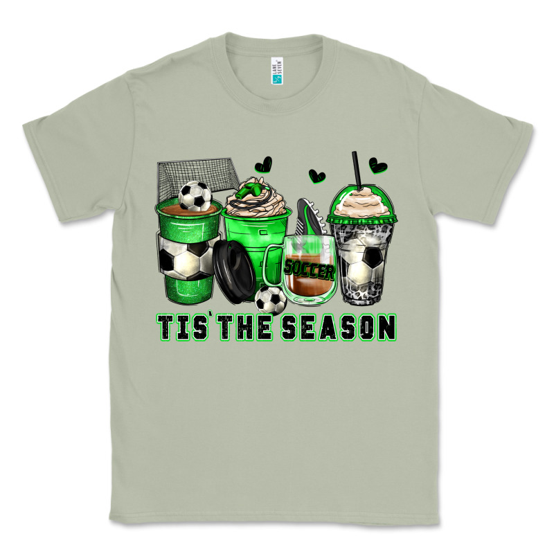 Tis' The Season Soccer Coffee Cups Classic Tee by Zillion Design Studio | Teevron