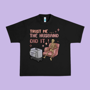 Trust Me The Husband Did It Urban Heavy Tee Designed By Maliassmallbusiness