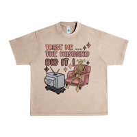 French Oak trust me the husband did it Urban Heavy Tee - MaliasSmallBusiness