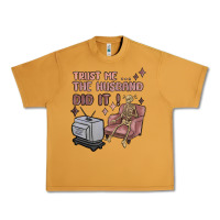 Peanut Butter trust me the husband did it Urban Heavy Tee - MaliasSmallBusiness
