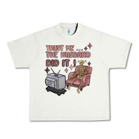 Pistachio trust me the husband did it Urban Heavy Tee - MaliasSmallBusiness