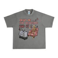Tornado trust me the husband did it Urban Heavy Tee - MaliasSmallBusiness