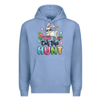 Colony Blue on the hunt easter Premium Hoodie - MaliasSmallBusiness