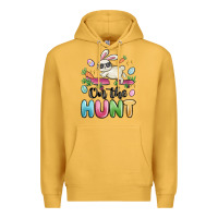 Mustard on the hunt easter Premium Hoodie - MaliasSmallBusiness