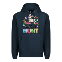 Navy on the hunt easter Premium Hoodie - MaliasSmallBusiness