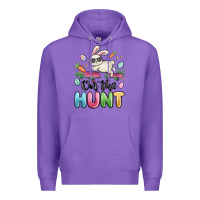 Purple on the hunt easter Premium Hoodie - MaliasSmallBusiness