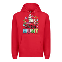 Red on the hunt easter Premium Hoodie - MaliasSmallBusiness