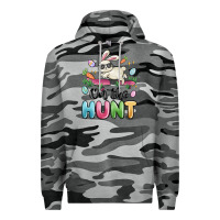 Slate Camo on the hunt easter Premium Hoodie - MaliasSmallBusiness