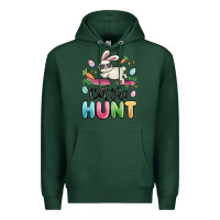 Sports Green on the hunt easter Premium Hoodie - MaliasSmallBusiness
