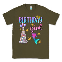 Army Green birthday girl Classic Tee - BundleAndBundleShop