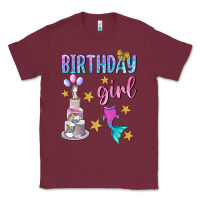 Burgundy birthday girl Classic Tee - BundleAndBundleShop