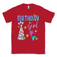 Red birthday girl Classic Tee - BundleAndBundleShop
