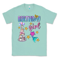Seafoam birthday girl Classic Tee - BundleAndBundleShop