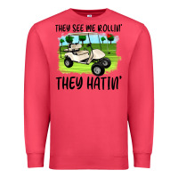 Cardinal they see me rollin' they hattin' Premium Sweatshirt - Artiststas