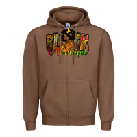 Chestnut Black is beautiful juneteenth Zipper Hoodie - Zillion Design Studio