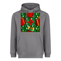 Storm christmas surprise gift box seamless pattern Heavyweight Hoodie - BundleAndBundleShop
