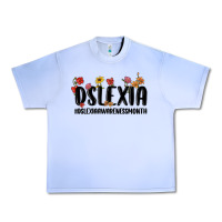 Grape Ice dslexia awareness month Urban Heavy Tee - MaliasSmallBusiness