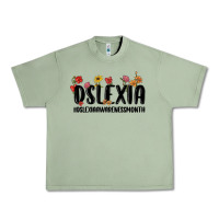 Oil Green dslexia awareness month Urban Heavy Tee - MaliasSmallBusiness