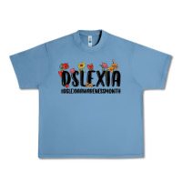 Pebble Blue dslexia awareness month Urban Heavy Tee - MaliasSmallBusiness