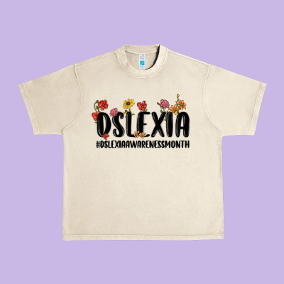 Urban Heavy Tee dslexia awareness month