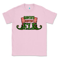 Bubblegum Pink santa's cutest elf christmas Classic Tee - RanaPortraitStore