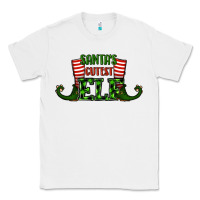 White santa's cutest elf christmas Classic Tee - RanaPortraitStore