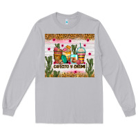 Moon Dust Cafecito y chisme coffee cups Long Sleeve Tee - Zillion Design Studio