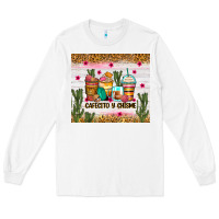 White Cafecito y chisme coffee cups Long Sleeve Tee - Zillion Design Studio