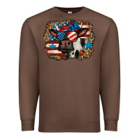 Chestnut 4th of july cow Premium Sweatshirt - Jasminsmagicworld