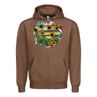 Chestnut Iowa State Map Zipper Hoodie - RanaPortraitStore