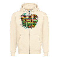 Sandshell Iowa State Map Zipper Hoodie - RanaPortraitStore