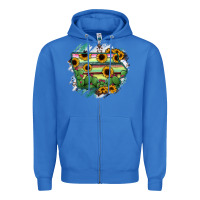 True Royal Iowa State Map Zipper Hoodie - RanaPortraitStore