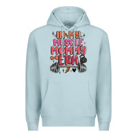 Blue Mist in my muscle mommy era Premium Hoodie - MaliasSmallBusiness