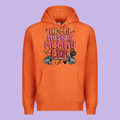 In My Muscle Mommy Era Premium Hoodie Designed By Maliassmallbusiness