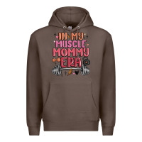 Coffee in my muscle mommy era Premium Hoodie - MaliasSmallBusiness