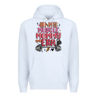 White in my muscle mommy era Premium Hoodie - MaliasSmallBusiness